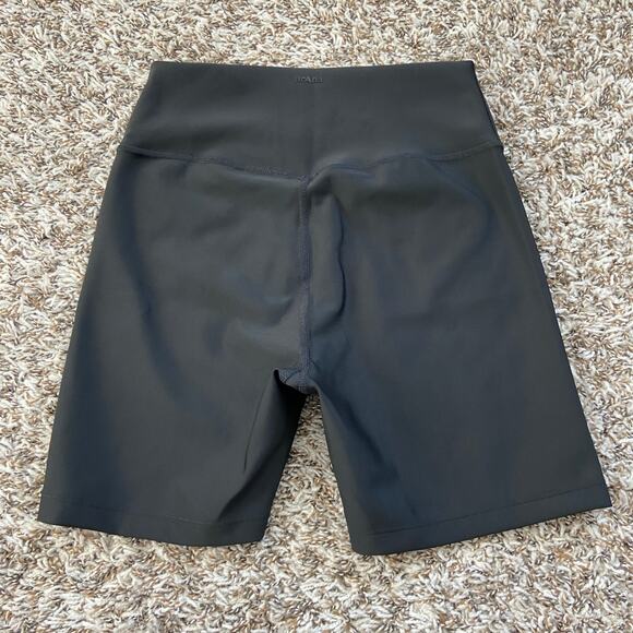 Prana Sculpt Bike Short Women's M Black Fitted High Rise Compressive Support - Picture 5 of 12